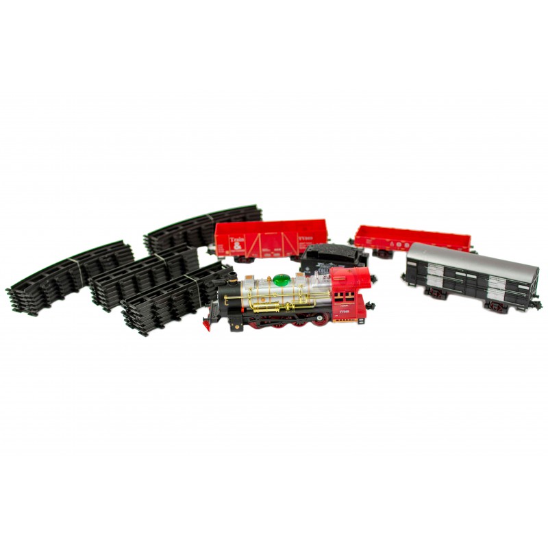 Электропоезд Woopie Железнодорожная колея со звуком и светом  29 аксес., 30449