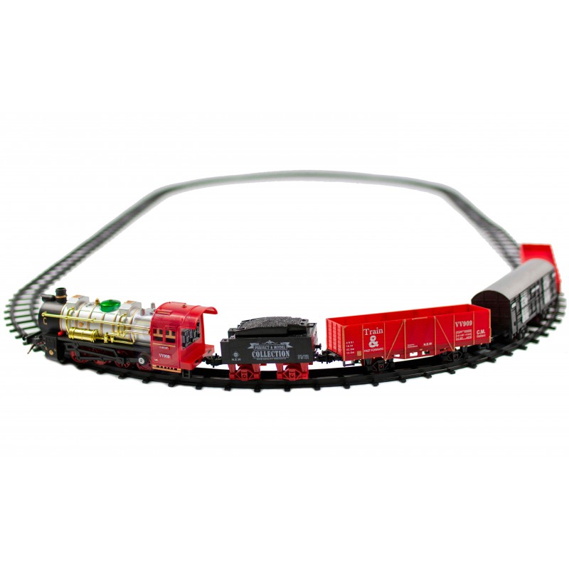 Электропоезд Woopie Железнодорожная колея со звуком и светом  29 аксес., 30449