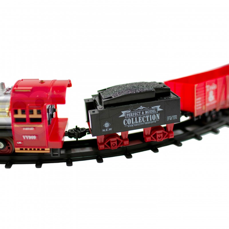 Электропоезд Woopie Железнодорожная колея со звуком и светом  29 аксес., 30449