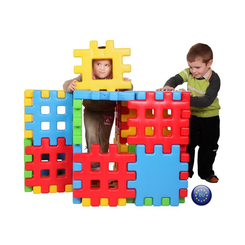 Обучающие блоки для строительства Woopie Вафли, 543232