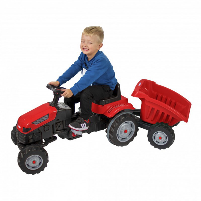 Педальный трактор с прицепом Woopie Farmer GoTrac MAXI, 28651