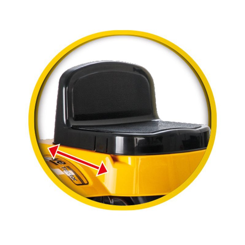 Педальный трактор с ковшом Woopie MaxTrac желтый, 28415