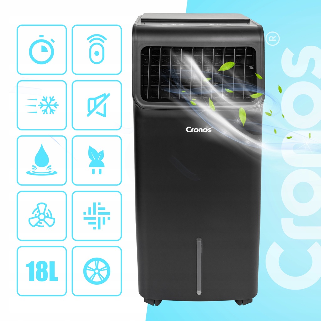 Кондиционер мобильный переносной Cronos ICY RFS-30R 18L, 4420