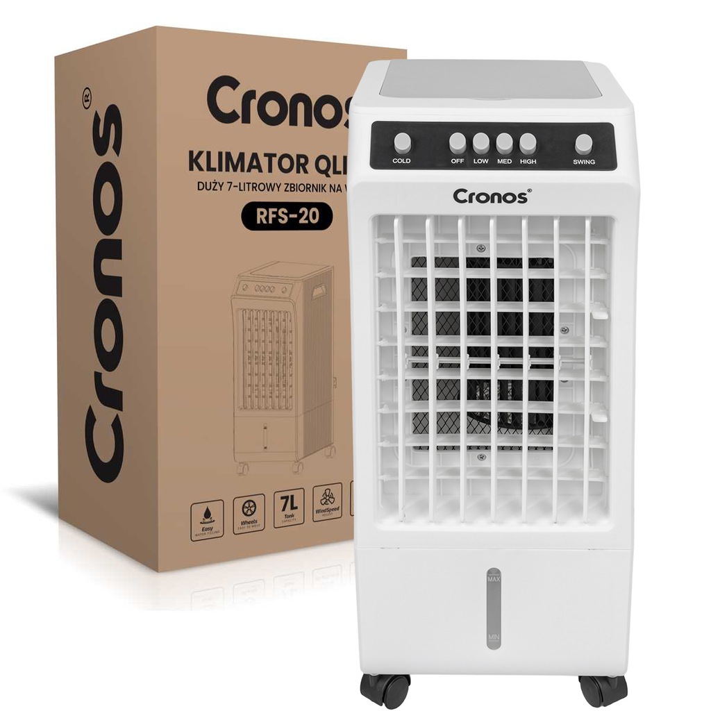 Кондиционер мобильный переносной Cronos QLING RFS-20 7L, 4418