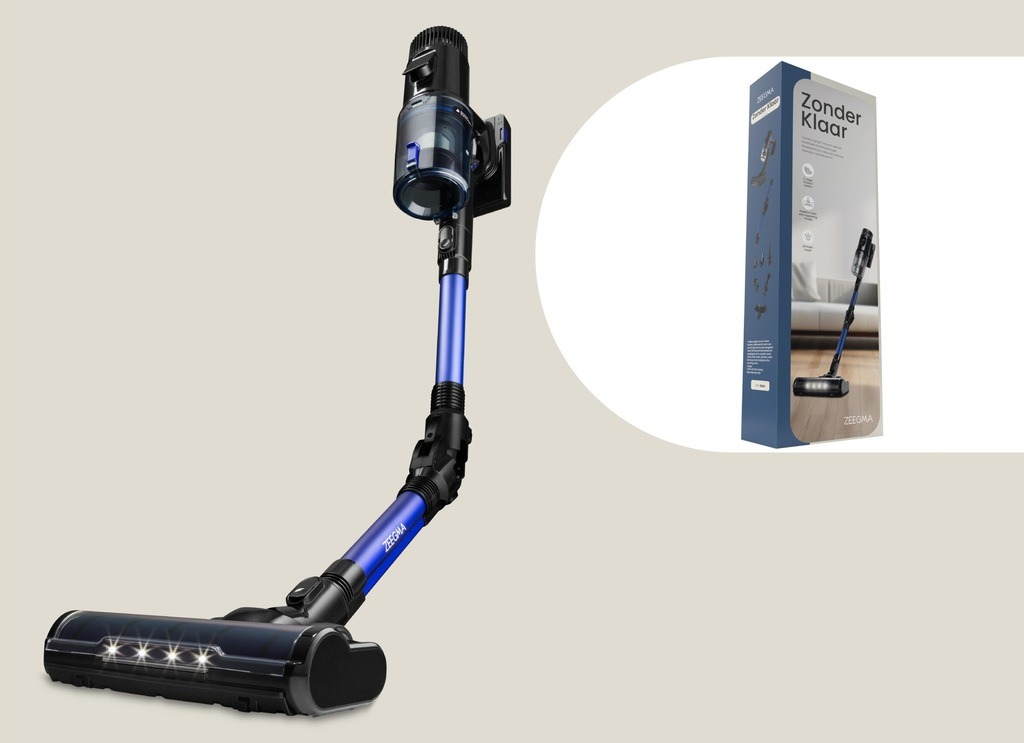 Беспроводной пылесос Zeegma Zonder Klaar Led, 4742