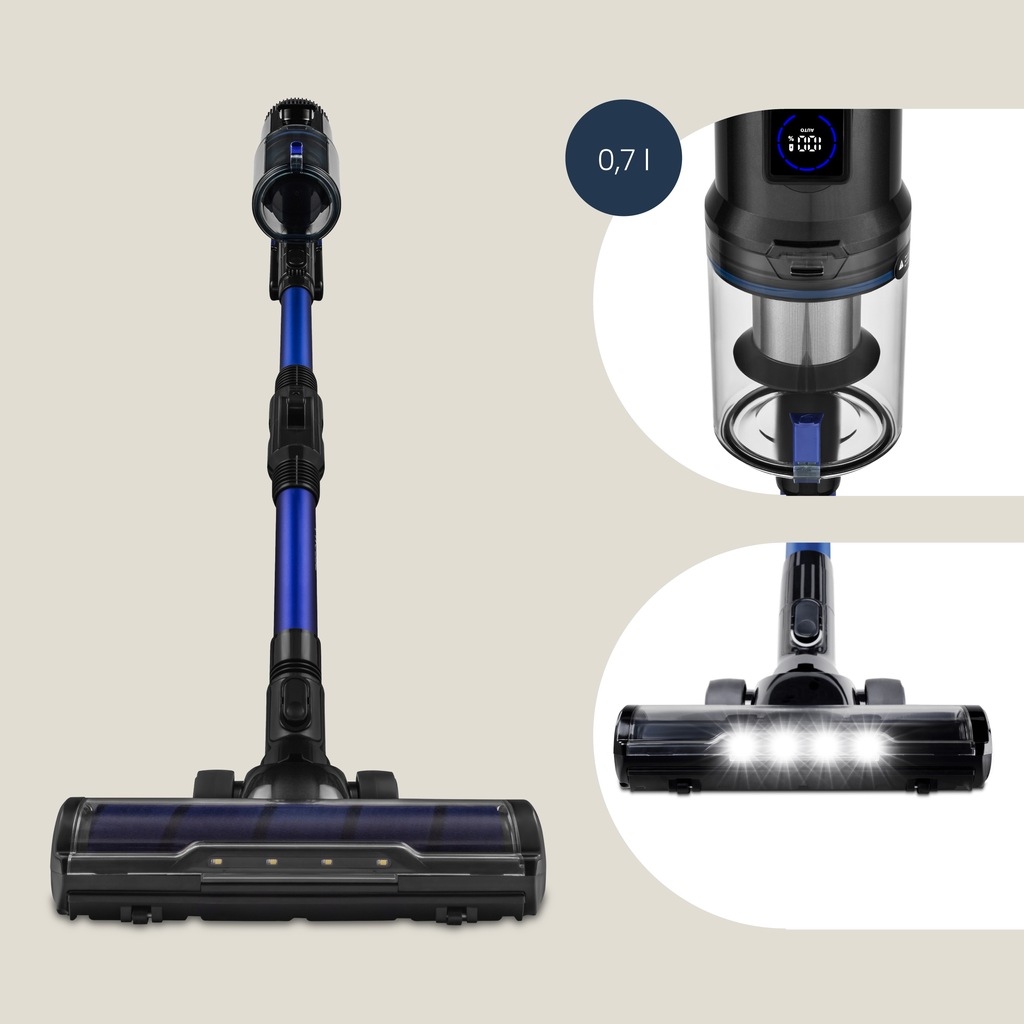 Беспроводной пылесос Zeegma Zonder Klaar Led, 4742