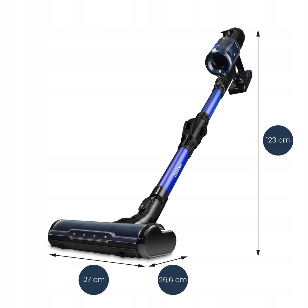 Беспроводной пылесос Zeegma Zonder Klaar Led, 4742