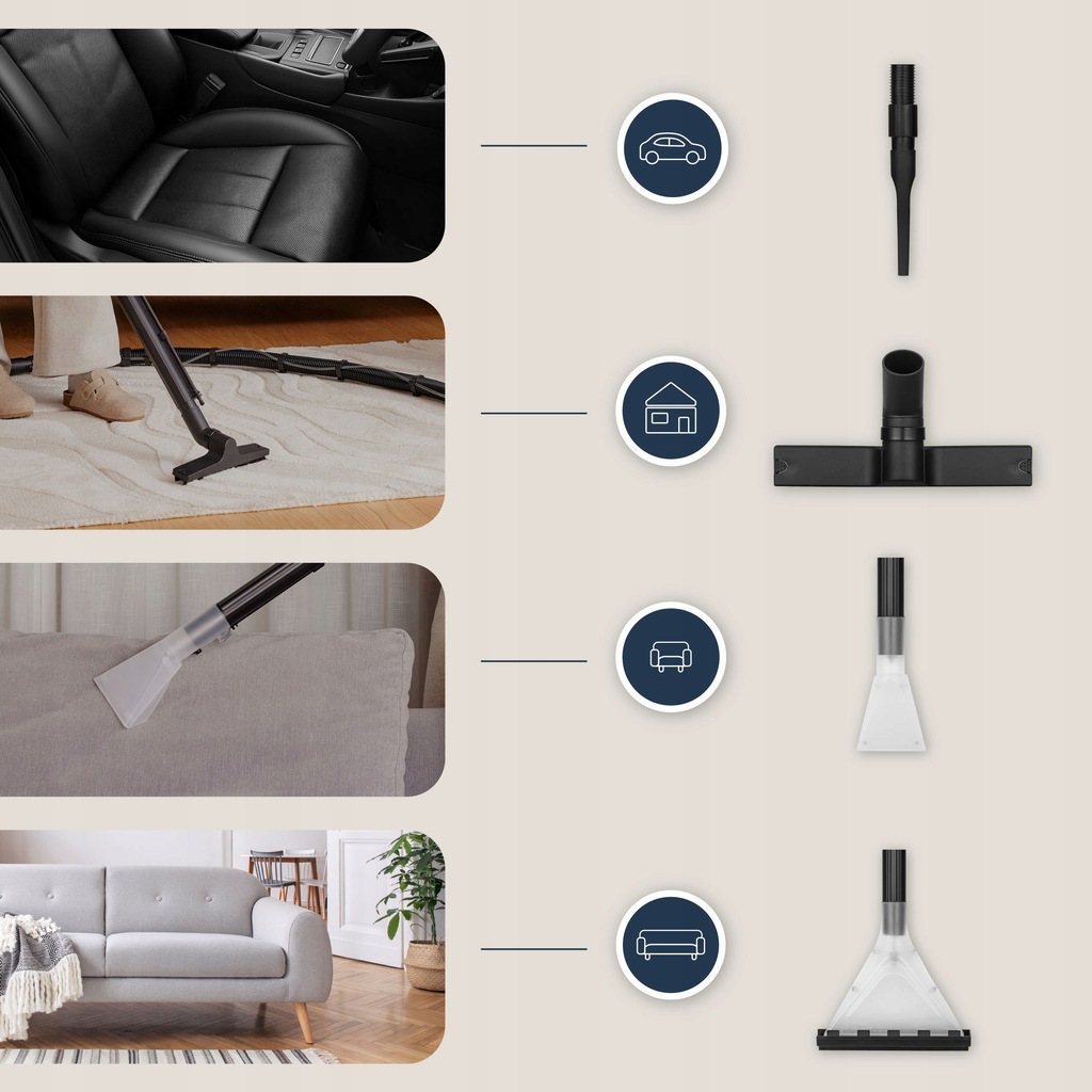 Многофункциональный моющий пылесос Zeegma Zonder Wash, 4956