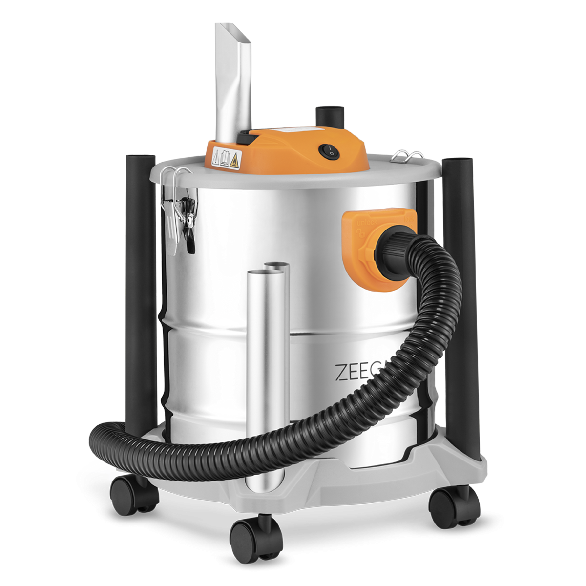 Промышленный пылесос Zeegma Zonder Pro Ash Silver, 4414