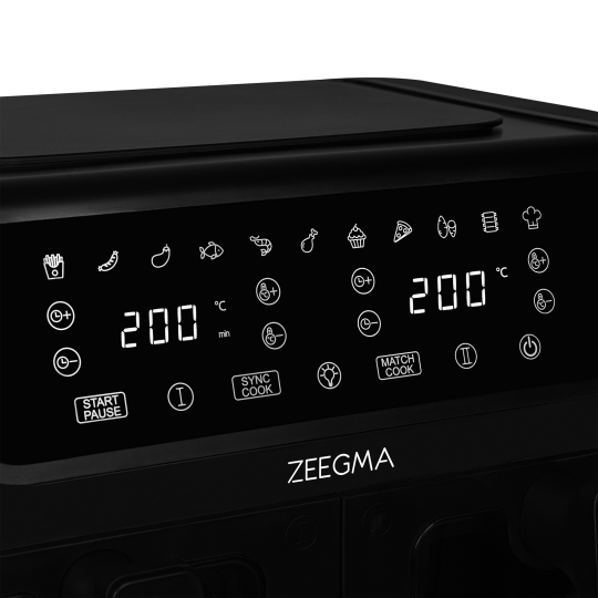 Аэрофритюрница двухкамерная Zeegma Dual, 4845